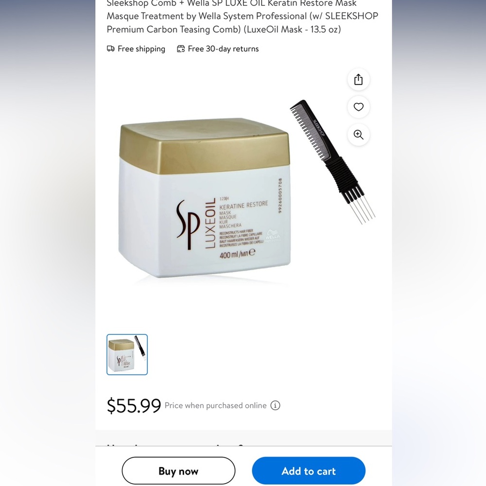 NIB LUXE OIL RESTORATIVE conditioner. Unisex - Picture 8 of 10